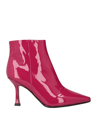 ANNA F. Ankle boot Garnet Leather
