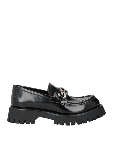 GUCCI Loafers Black Leather