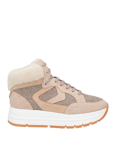 VOILE BLANCHE Sneakers Tortora Pelle, Montone