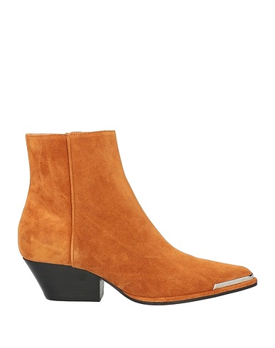 SERGIO ROSSI Ankle boot Tan Leather