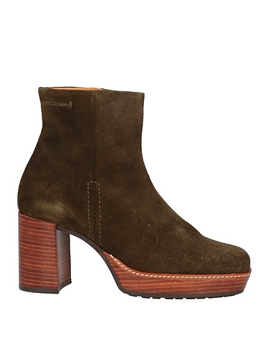 PEDRO MIRALLES Ankle boot Dark green Leather