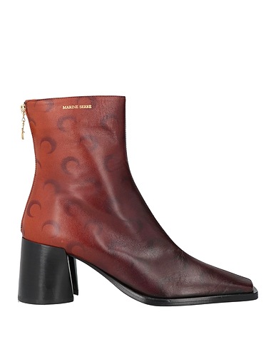 MARINE SERRE Ankle boot Dark brown Leather
