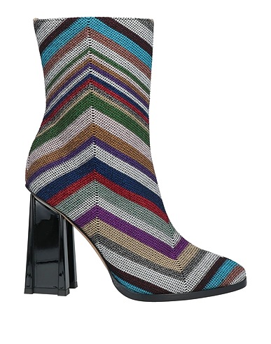 MISSONI Ankle boot Light grey Textile fibres