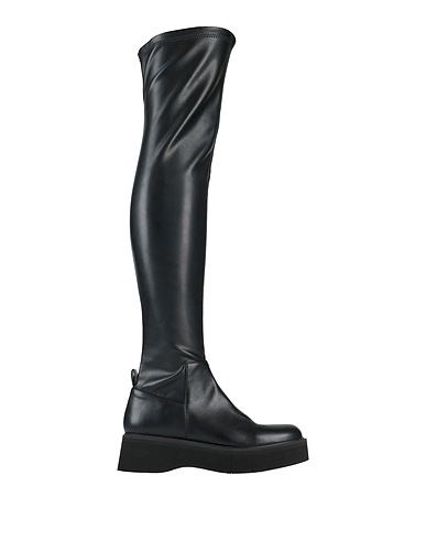 PALOMA BARCELÓ Boots Black Textile fibers