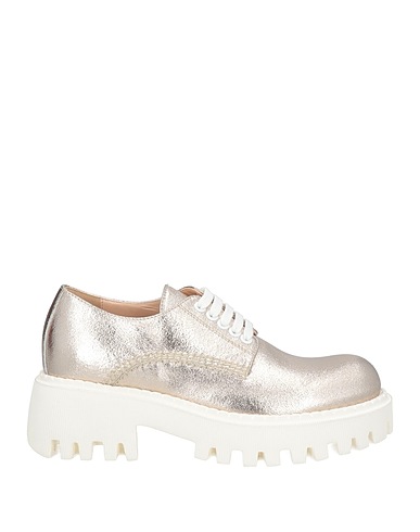 LORIBLU Laced shoes Platinum Leather