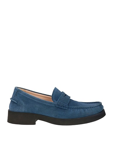 LORIBLU Loafers Slate blue Leather