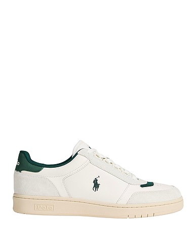 POLO RALPH LAUREN Sneakers White 87% Cow leather, 13% Polyester