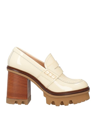 AGL Loafers Cream Leather