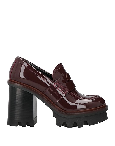 AGL Loafers Plum Leather