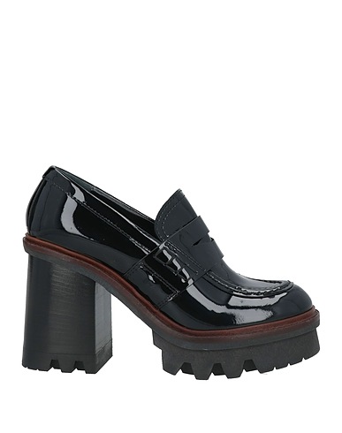 AGL Loafers Black Leather