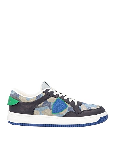 PHILIPPE MODEL Sneakers Nachtblau Leder, Gewebefasern