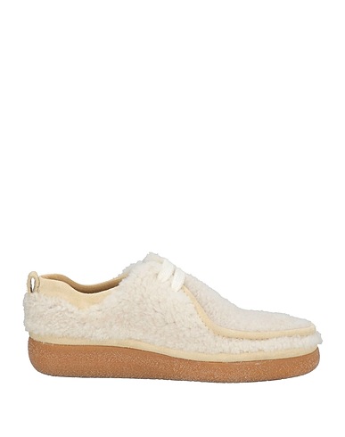 AMI ALEXANDRE MATTIUSSI Laced shoes White Textile fibers
