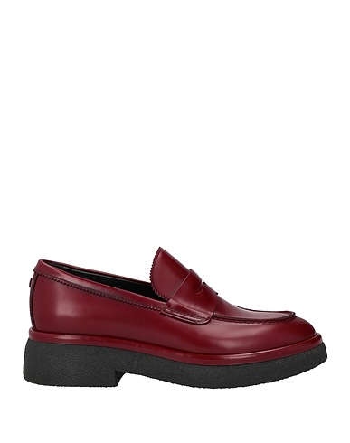 AGL Loafers Burgundy Leather