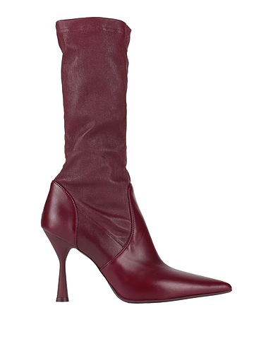 AGL Boots Burgundy Leather