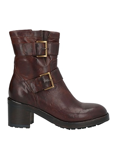 LA BOTTEGA DI LISA Ankle boot Dark brown Leather
