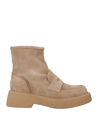 LORIBLU Ankle boot Beige Leather