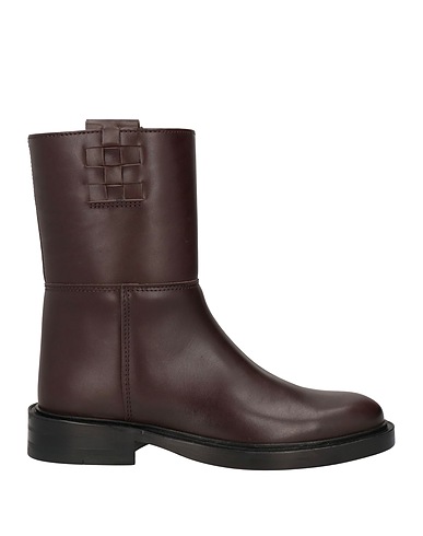 HEREU Ankle boot Dark brown Calfskin
