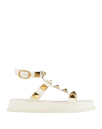 VALENTINO GARAVANI Sandals Cream Leather