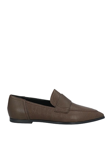 AGL Loafers Dark brown Leather