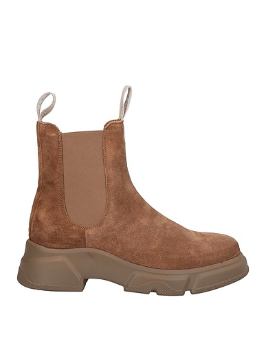 VOILE BLANCHE Ankle boot Khaki Leather
