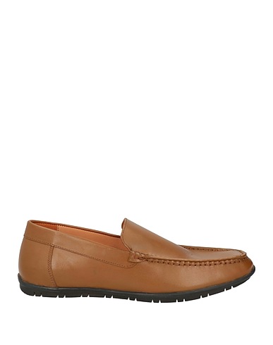 LORIBLU Loafers Camel Leather