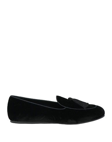 CHARLES PHILIP Milano Loafers Black Textile fibres
