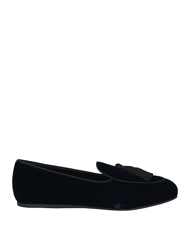 CHARLES PHILIP Milano モカシン ミッドナイトブルー 紡績繊維