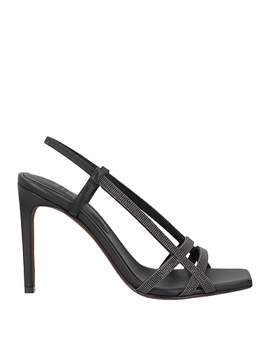 BRUNELLO CUCINELLI Sandals Black Leather