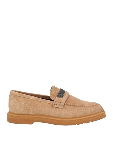 BRUNELLO CUCINELLI Loafers Beige Leather