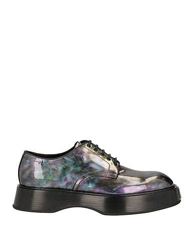 DOLCE&GABBANA Laced shoes Dark green 100% Calfskin