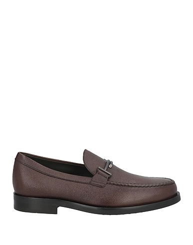 TOD'S Мокасины Тёмно-коричневый Кожа