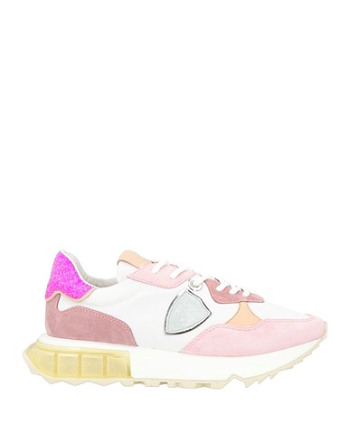 PHILIPPE MODEL Sneakers White Leather, Textile fibers
