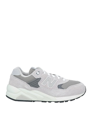 NEW BALANCE Sneakers Light grey Leather, Textile fibres