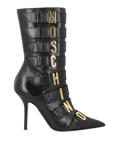 MOSCHINO Ankle boot Black Calfskin