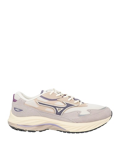 MIZUNO Sneakers Light grey Leather, Textile fibres