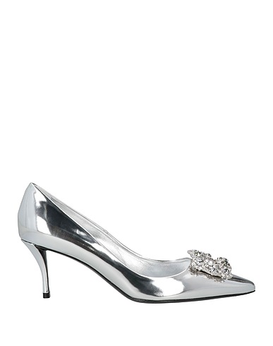 ROGER VIVIER Γόβα Ασημί Δέρμα