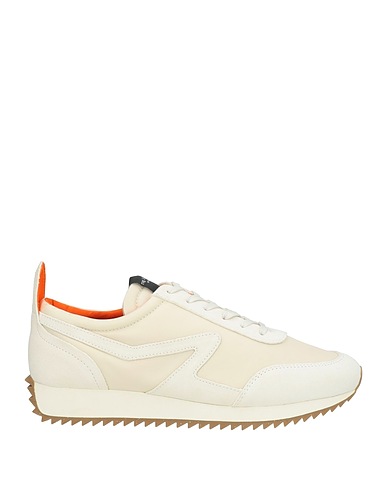 RAG & BONE Sneakers Ivory Leather, Textile fibers