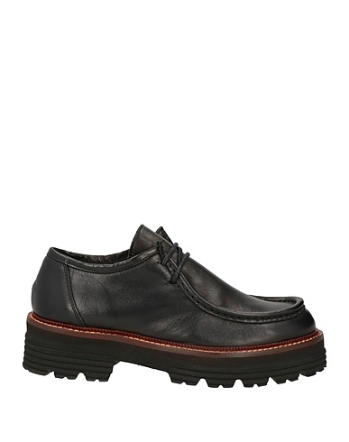 OVYÉ Laced shoes Black Leather
