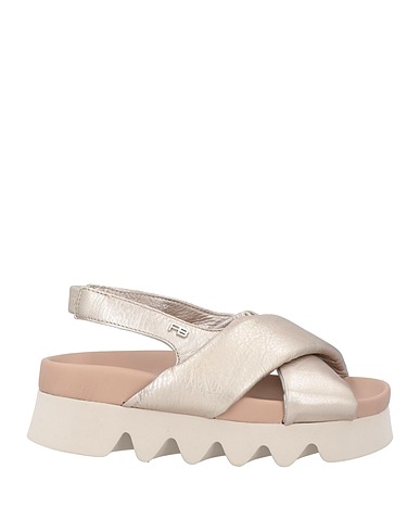PATRIZIA BONFANTI Sandals Grey Leather