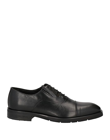 BALDININI Laced shoes Black Calfskin