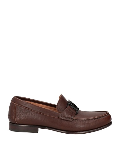 FERRAGAMO Loafers Dark brown Leather