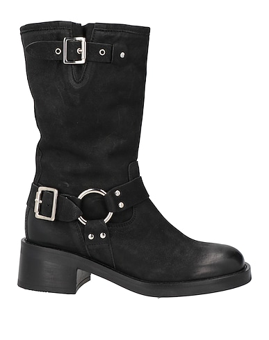 CURIOSITÉ Ankle boot Black Leather