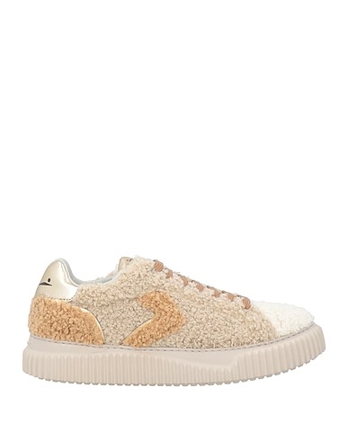 VOILE BLANCHE Trainers Leather, Textile fibres