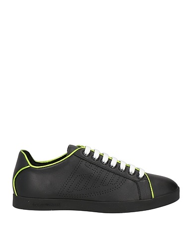 EMPORIO ARMANI Sneakers Black Leather