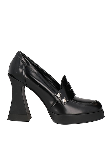 AGL Loafers Black Leather