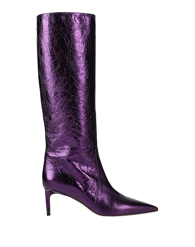 BETTINA VERMILLON Boots Dark purple Leather