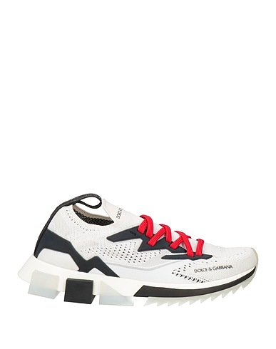DOLCE&GABBANA Sneakers Off white Polyester, Viscose