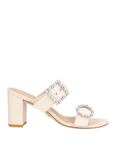 STUART WEITZMAN Sandals Beige Leather