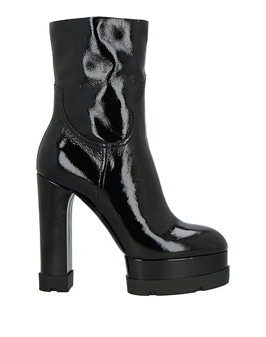 CASADEI Stiefelette Schwarz Leder