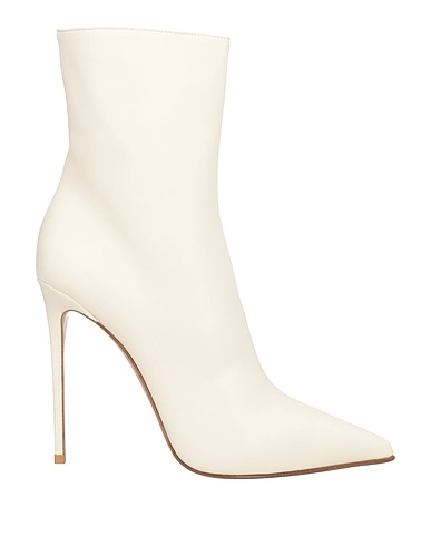 LE SILLA Ankle boot Ivory 100% Calfskin